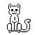 Cat Icon Full body