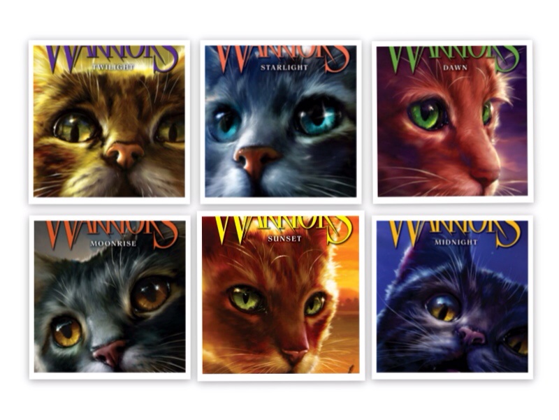 Warriors: New Prophecy new covers!