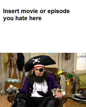 Patchy the Pirate Hates Meme Template