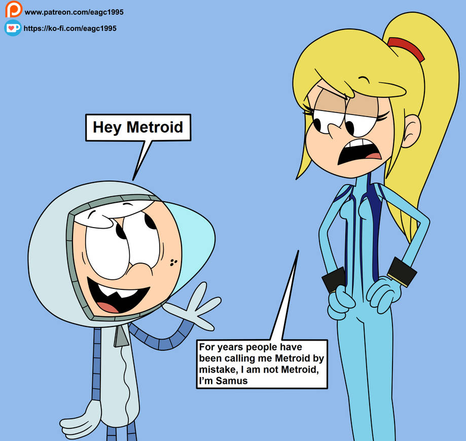 (Commission) Lincoln meets Samus by eagc7 on DeviantArt