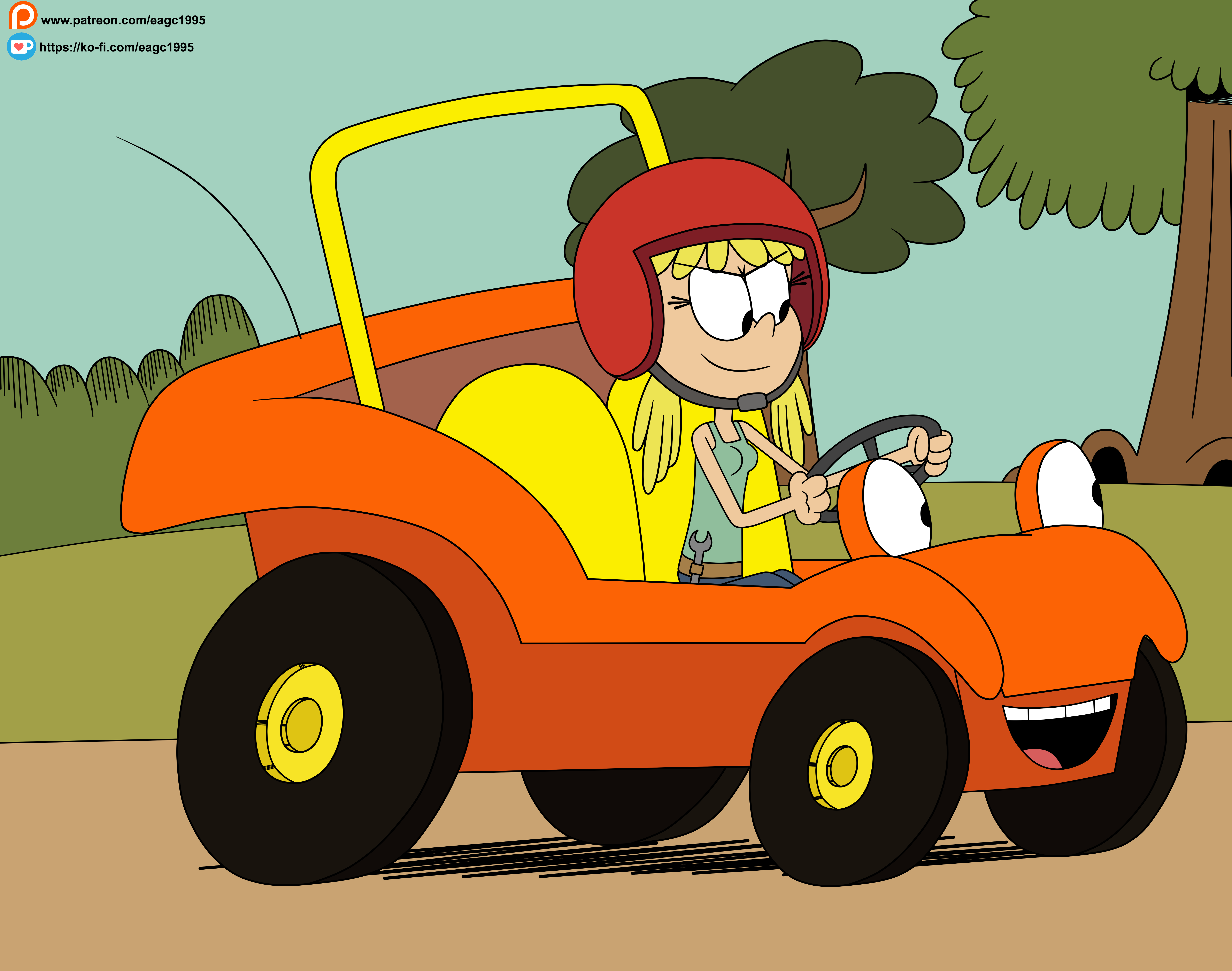 Speed Buggy Deviantart (Patreon Reward) Lana and her Speed Buggy by eagc7 on DeviantArt