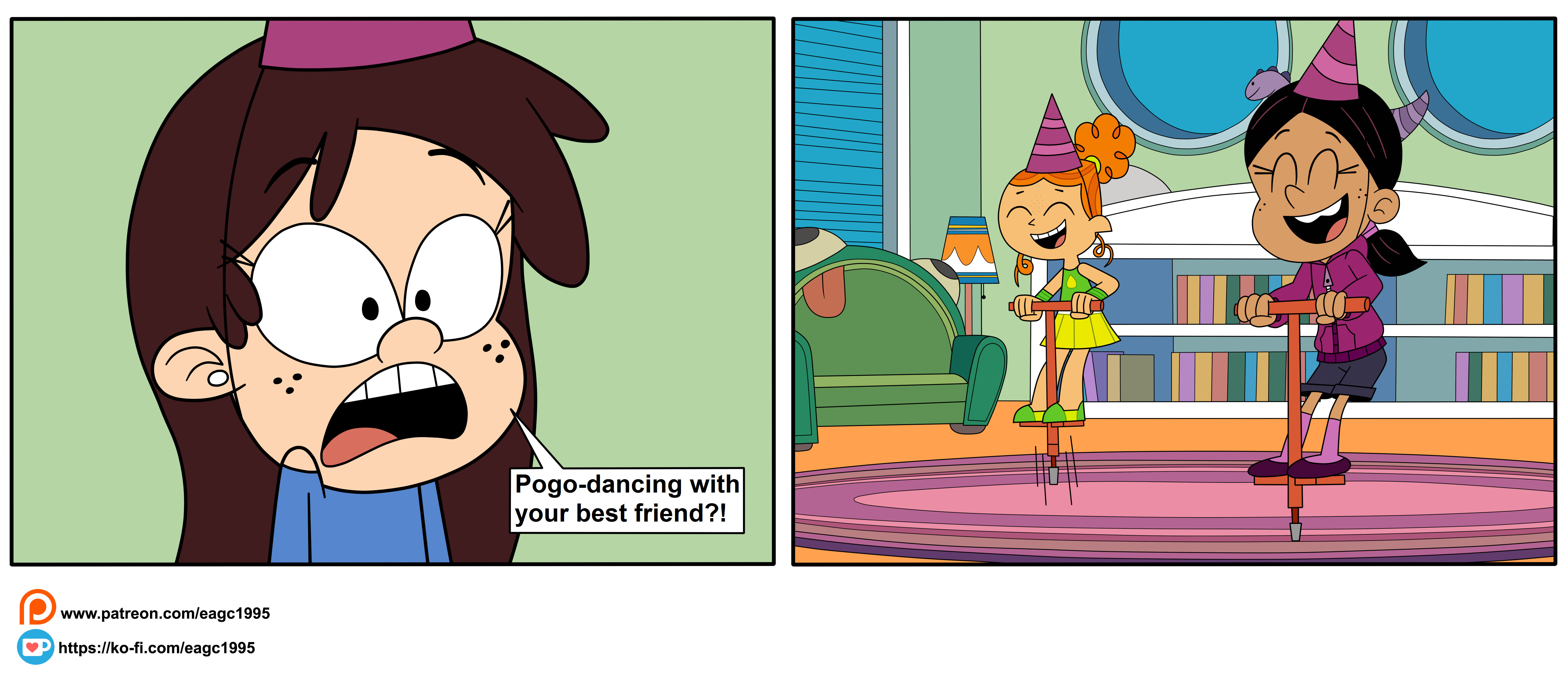 (Commission) Pogo-dancing by eagc7 on DeviantArt