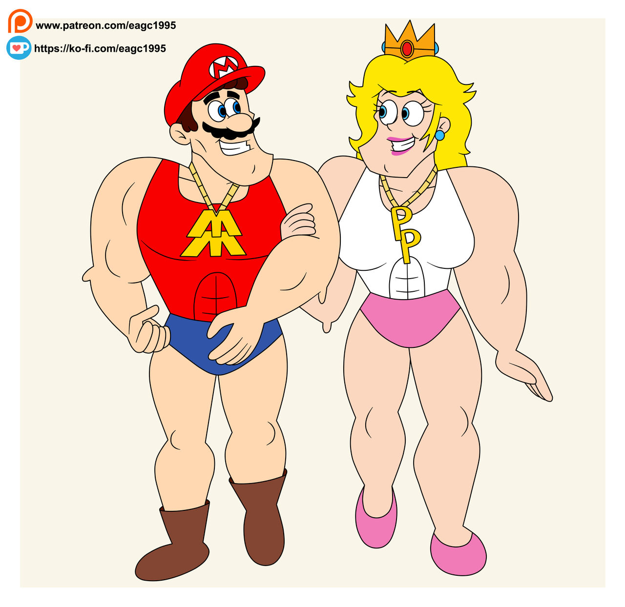 Princess Bodybuilder (Patreon Reward) Bodybuilder plumbers and princess by eagc7 on DeviantArt