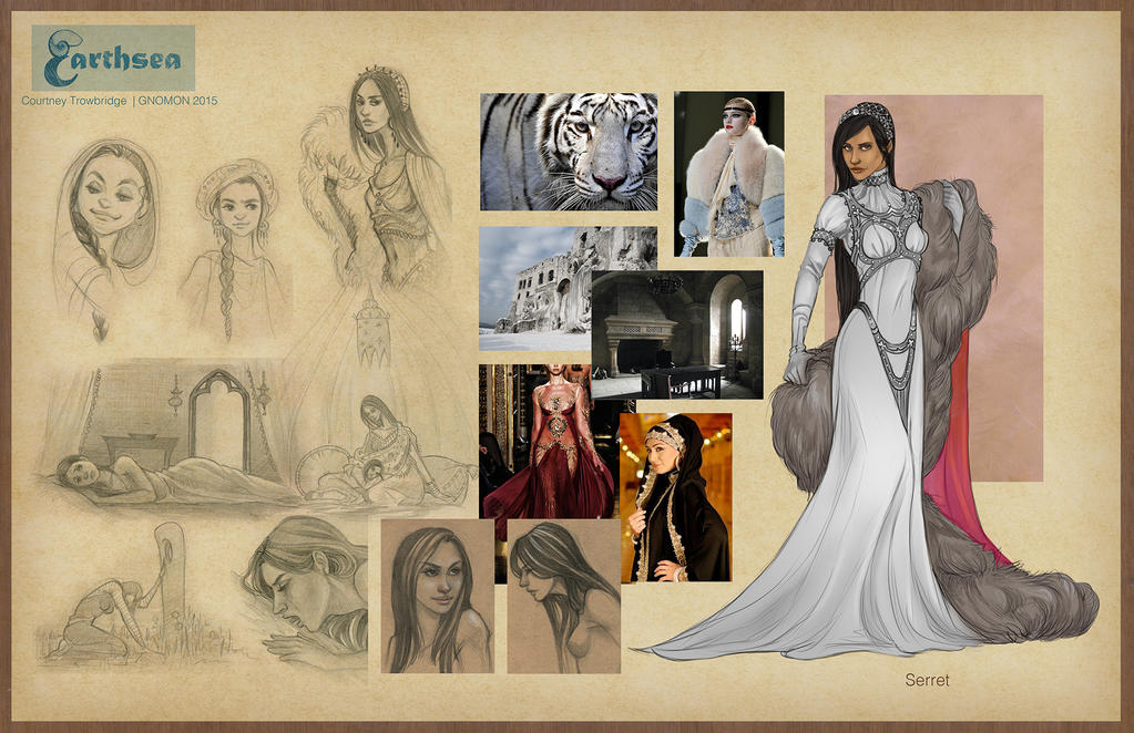 Earthsea costume concepts - Serret by CourtneyTrowbridge