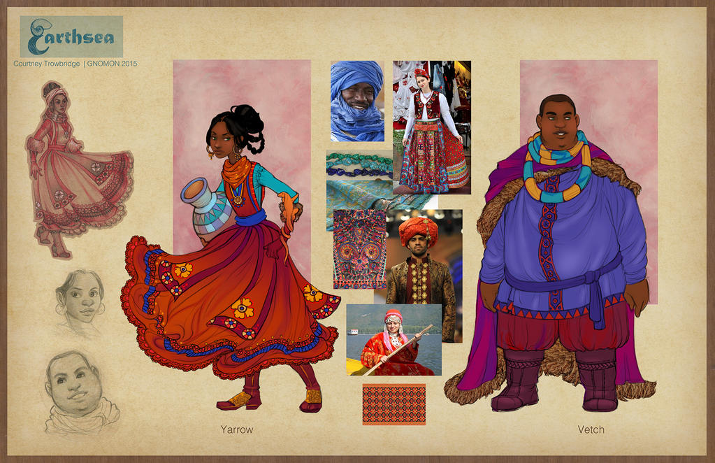 Earthsea costume concepts - Eastern Provinces by CourtneyTrowbridge