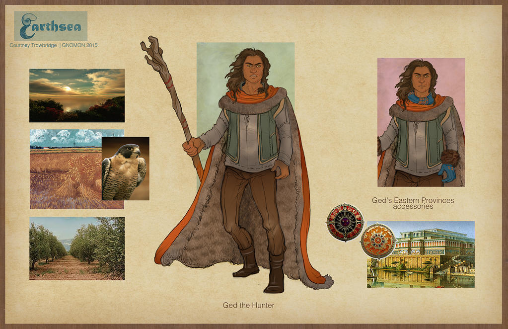 Earthsea costume concepts - Ged the Hunter by CourtneyTrowbridge