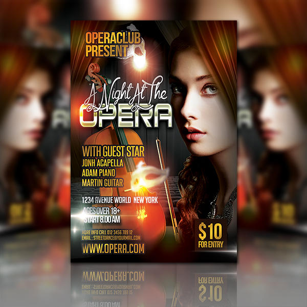 Opera Flyer by evanssnipers on DeviantArt