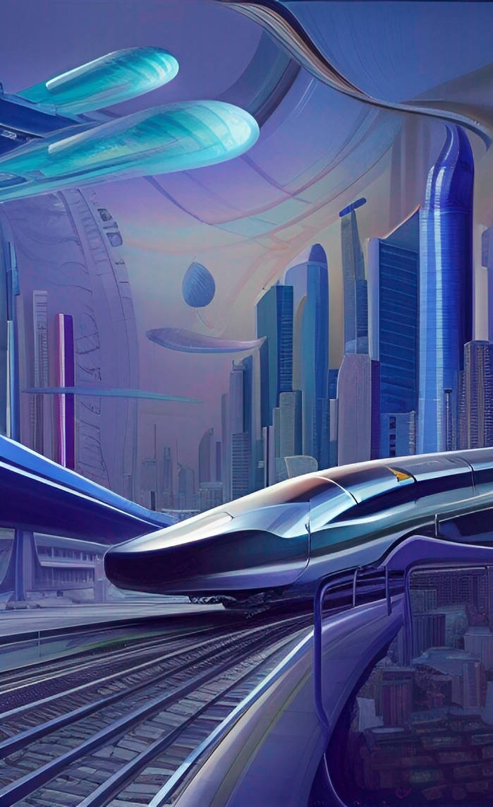 Futuristic Tramway by SimonTremblay on DeviantArt