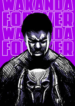 Chadwick Boseman BLACK PANTHER