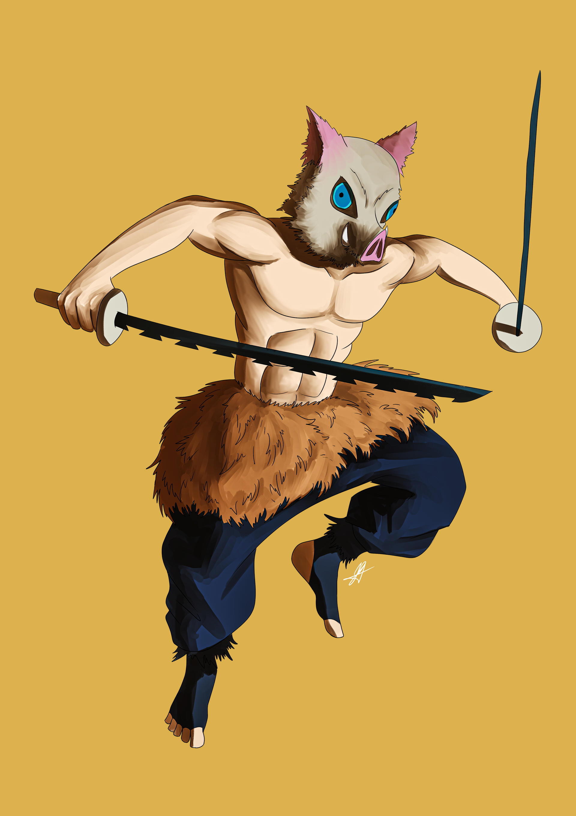 Inosuke Kimetsu No Yaiba by JGDP on DeviantArt