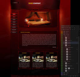 WEB TEMPLATE Classic Red by taaraachan