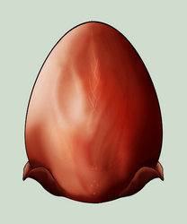 Adoptable: Red flaming eggie [about to hatch][SOLD