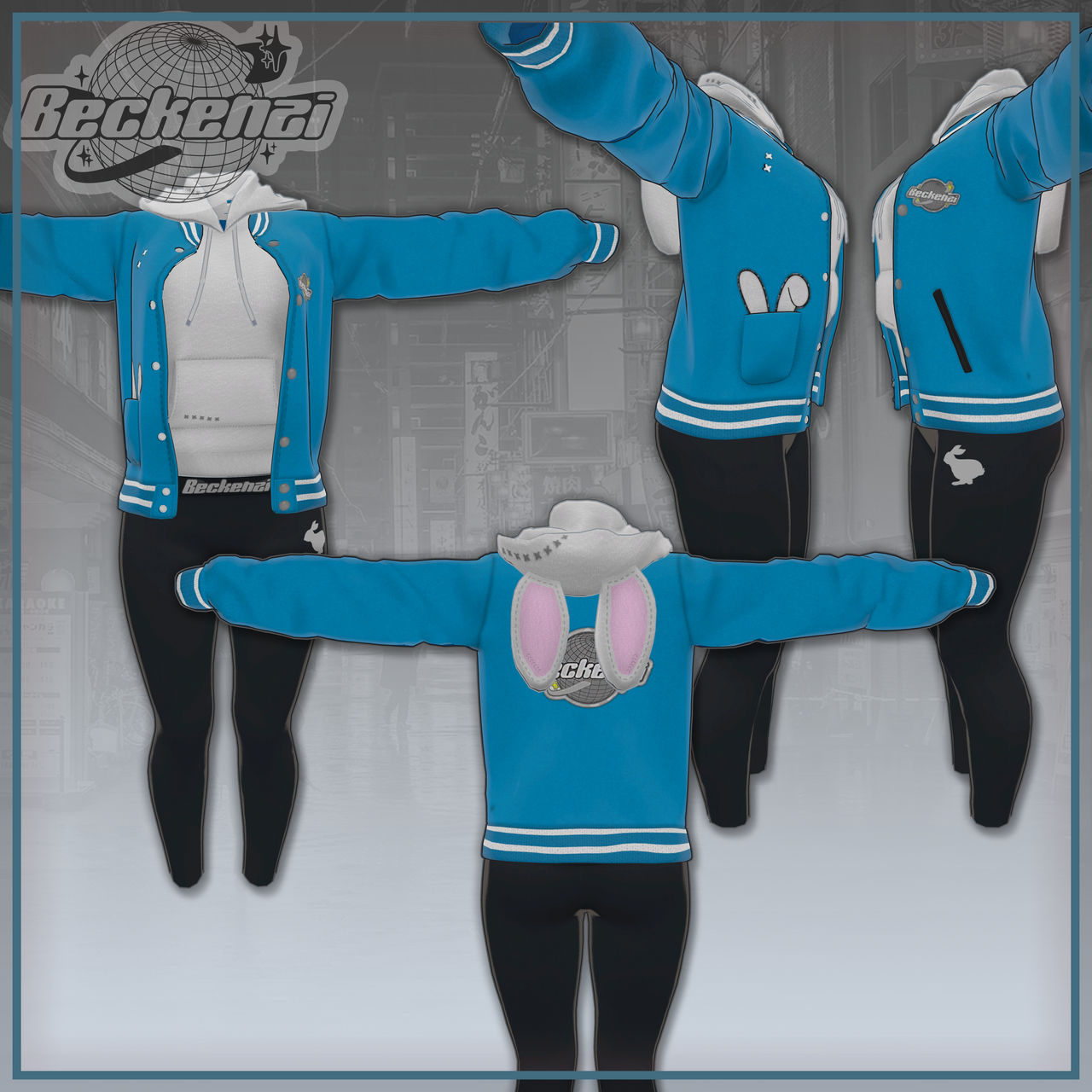 Year of the Rabbit Hoodie and Jacket by beckenzi on DeviantArt