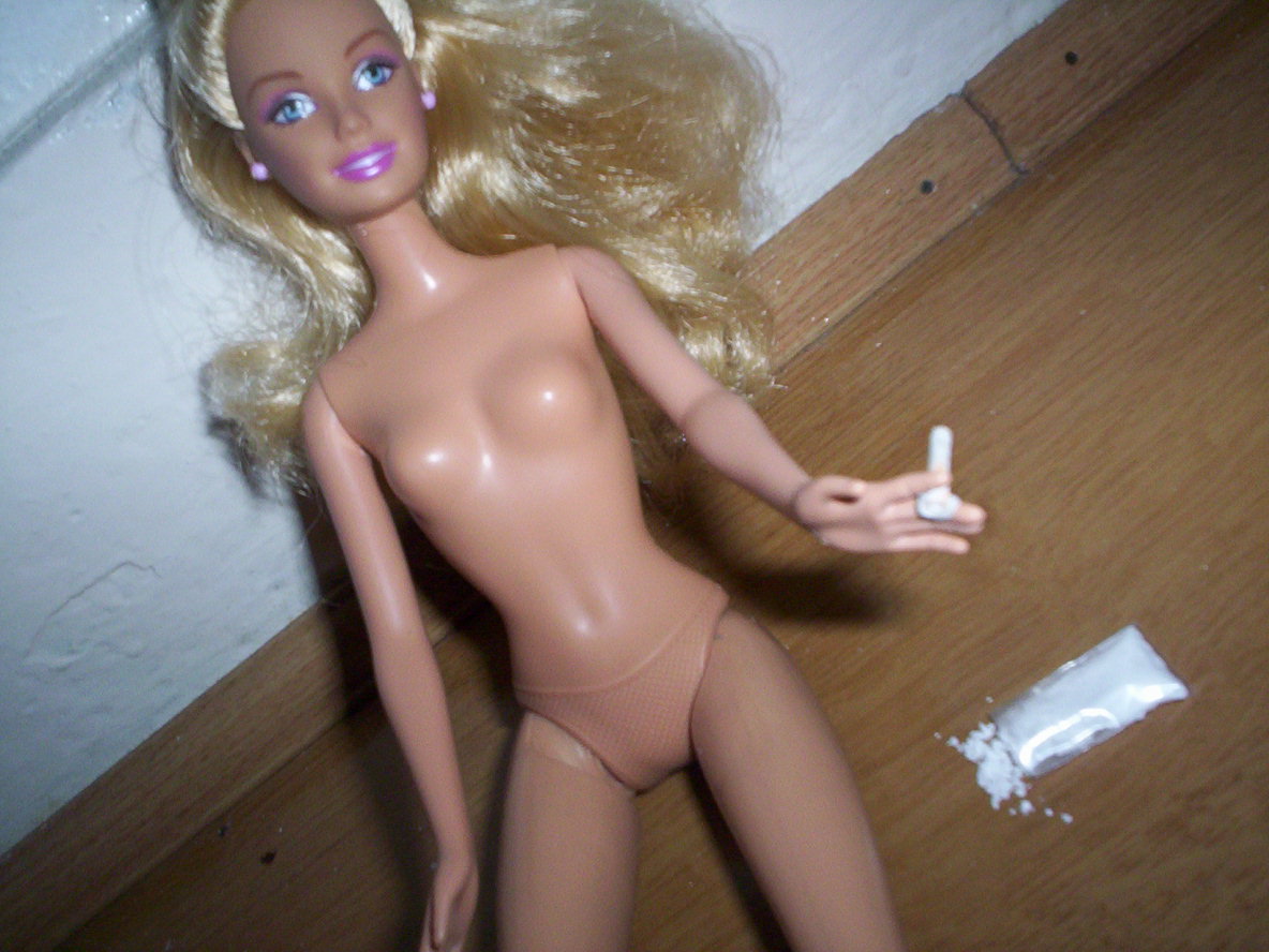 Barbie on drugs