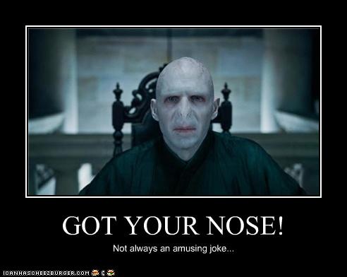 voldemort nose, Harry Potter