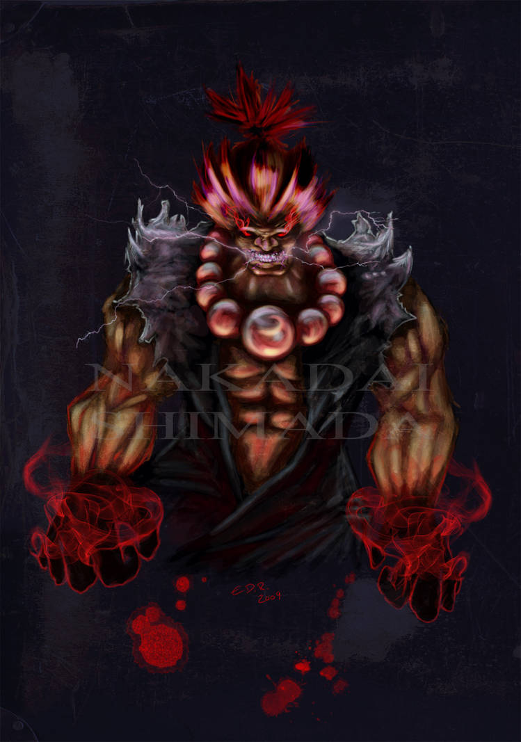 Akuma Raging Demon Vector Akuma: Gouki's Raging demons. by NakadaiShimada on DeviantArt