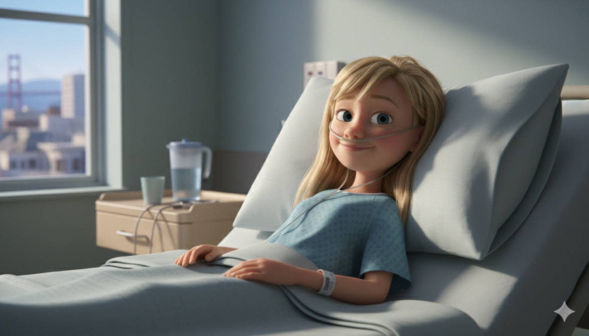 Inside Out Riley Hospital Riley Andersen in the Hospital (Inside Out 3) by djcolt on DeviantArt