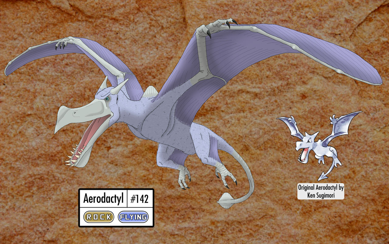 Aerodactyl THE Fossil Pokemon by SharkaneNoa on DeviantArt