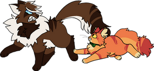 Hawkfrost And Fuzzball