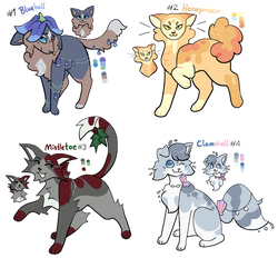 12$ Literal Word Kitties Adopts (1/4 OPEN)