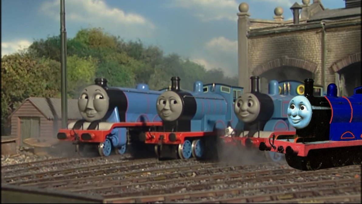 Four Blue Engines by Steve1035 on DeviantArt