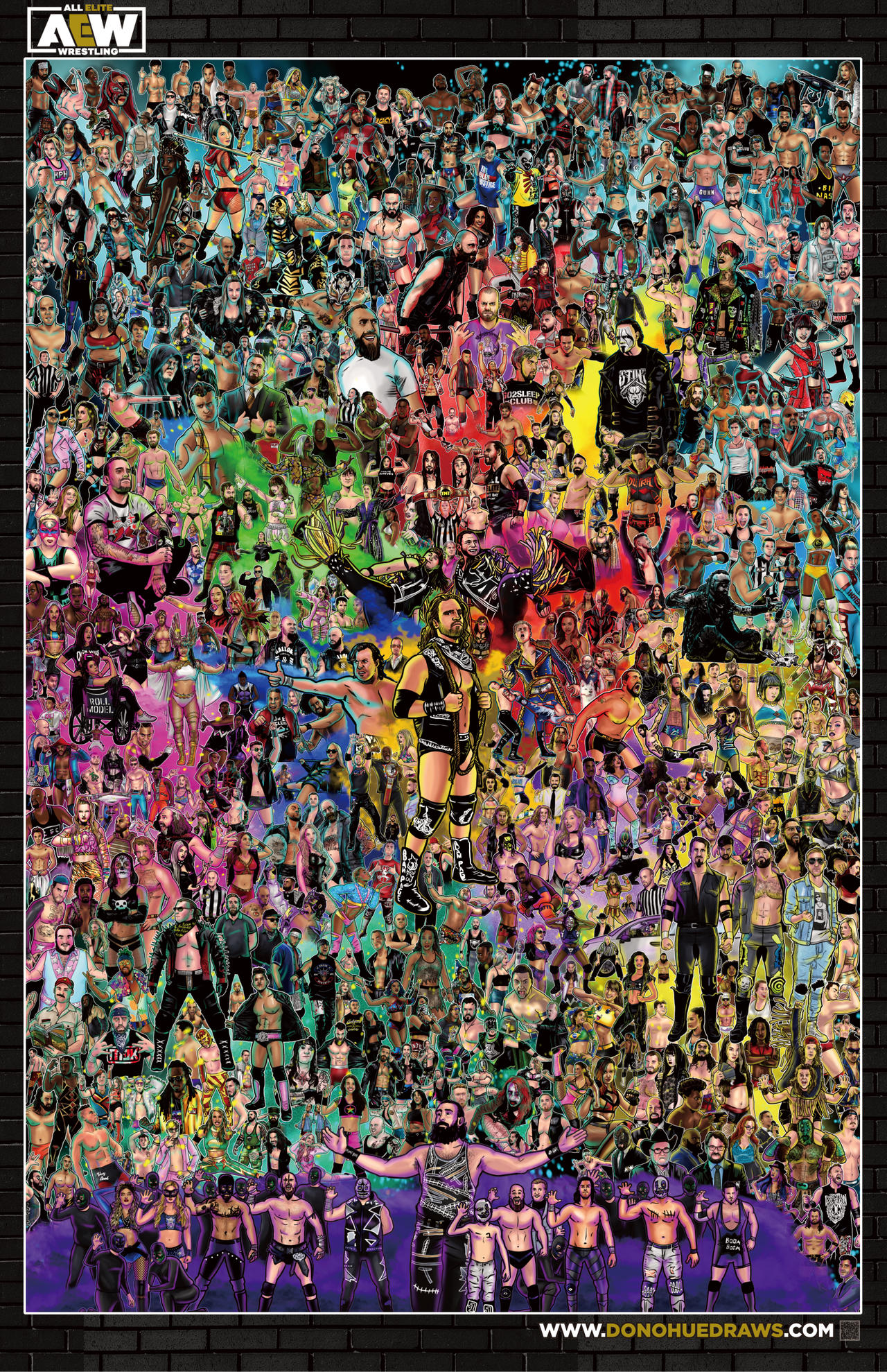 AEW Poster by barelysushi on DeviantArt