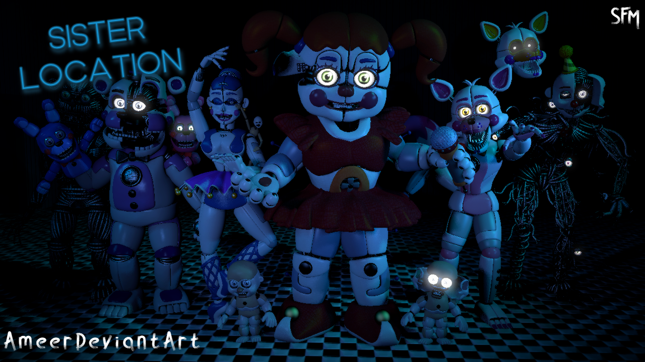 Five nights at Freddy's: Sister location poster by AzamatBlender on  DeviantArt