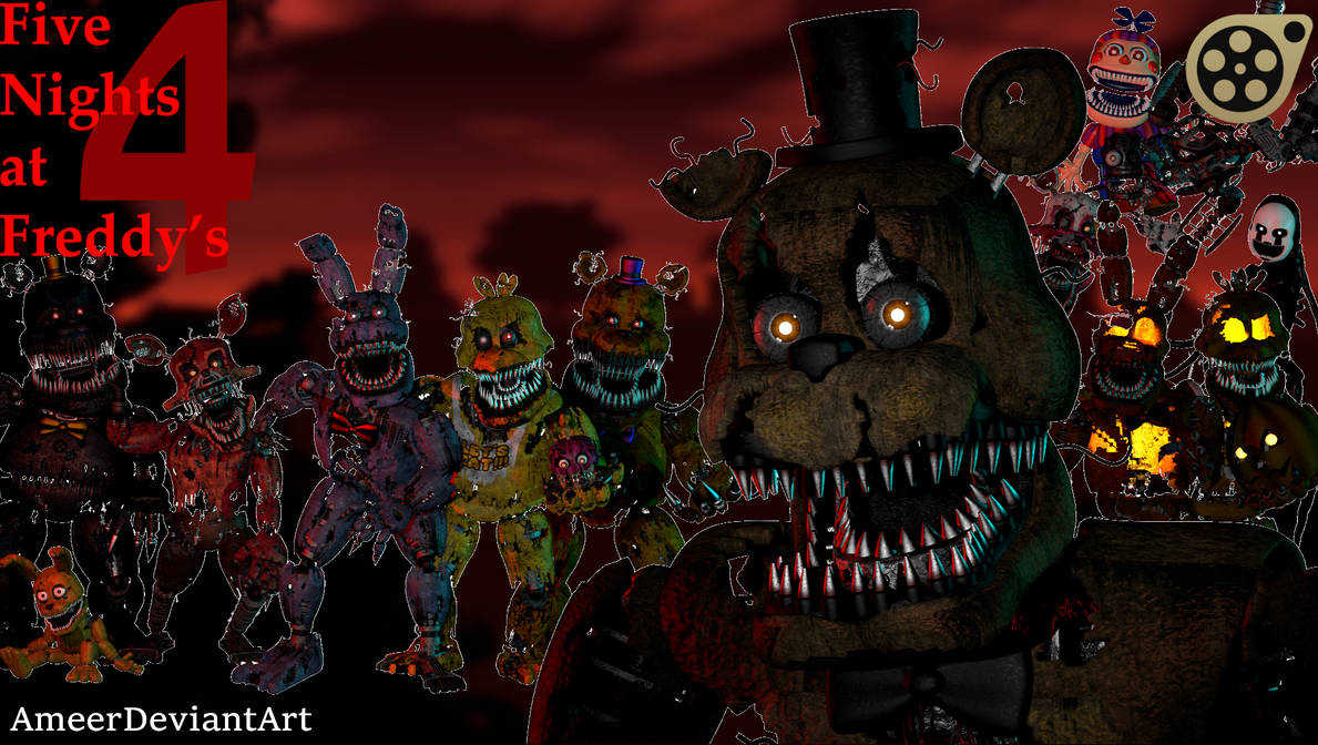 Fredi R Iv Five Nights at Freddy's 4 by AmeerDeviantArt on DeviantArt