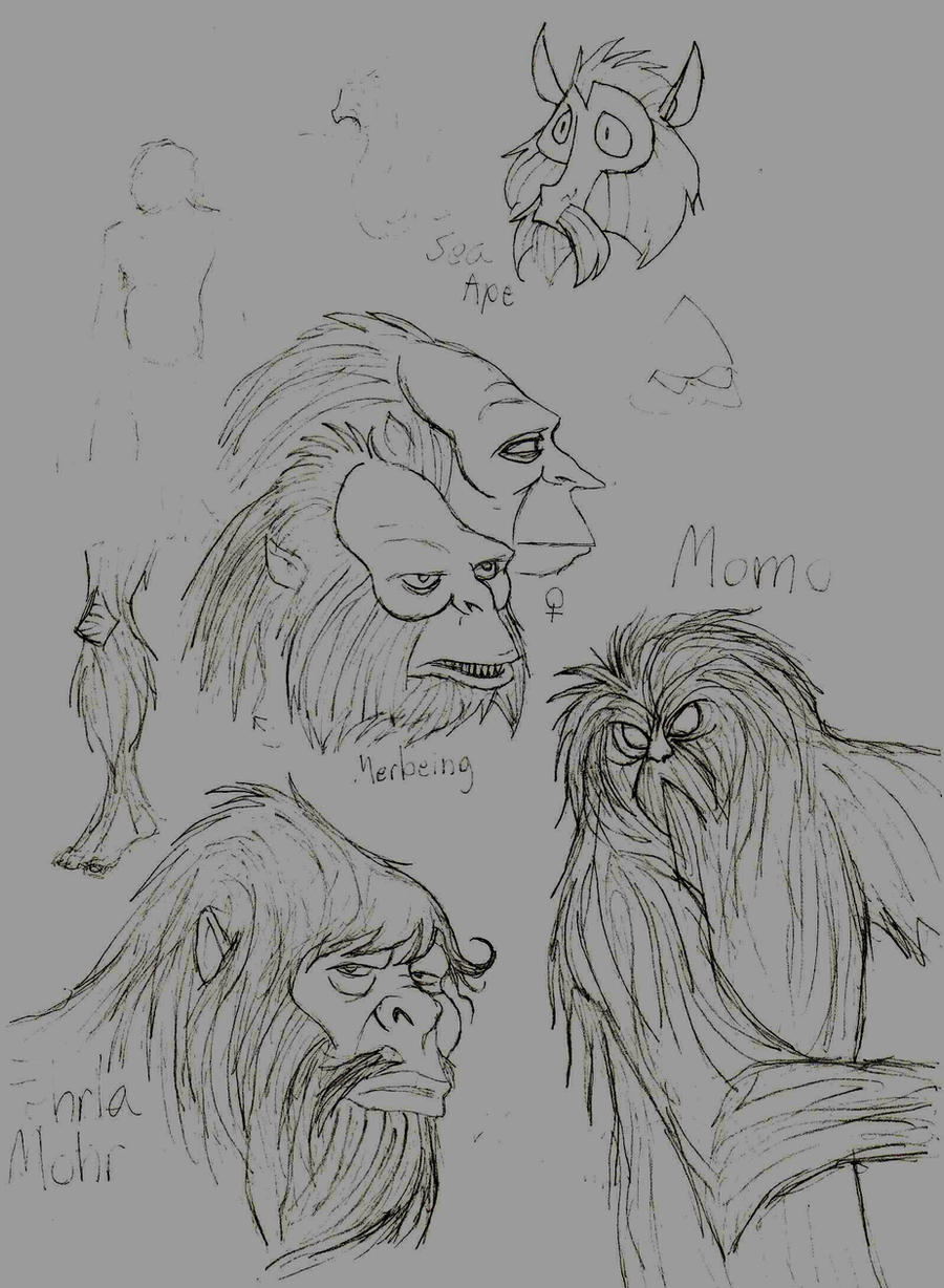 Primates Deviantart Base Primate Cryptids. by TheMorlock on DeviantArt