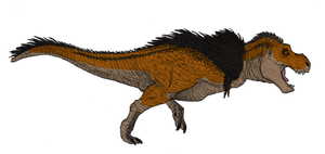 New T. rex (coloured)