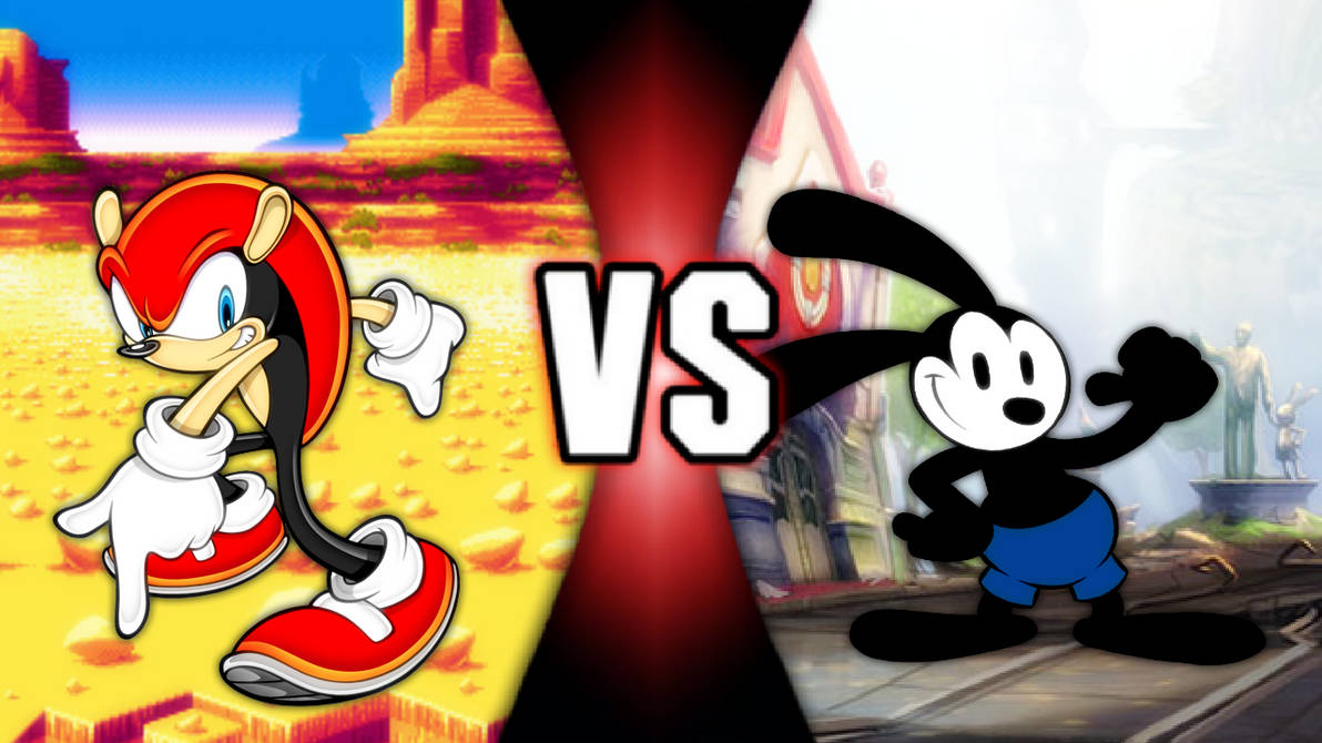 Oswald the Lucky Rabbit vs Mighty the Armadillo by BestJump on DeviantArt