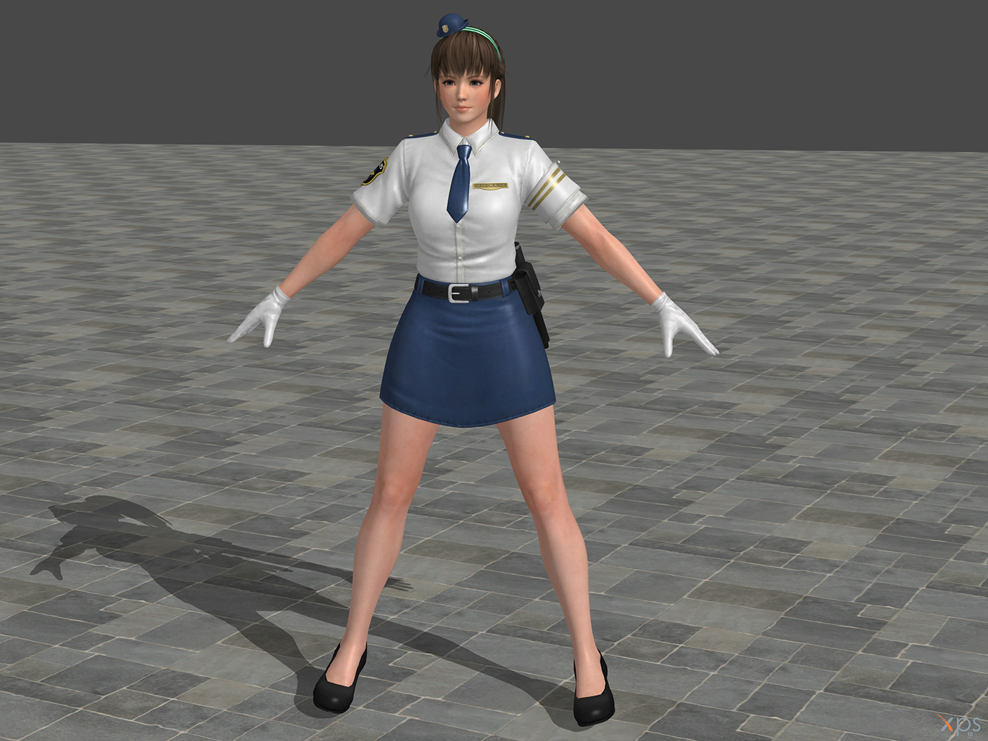 DOA5U Hitomi Police costume