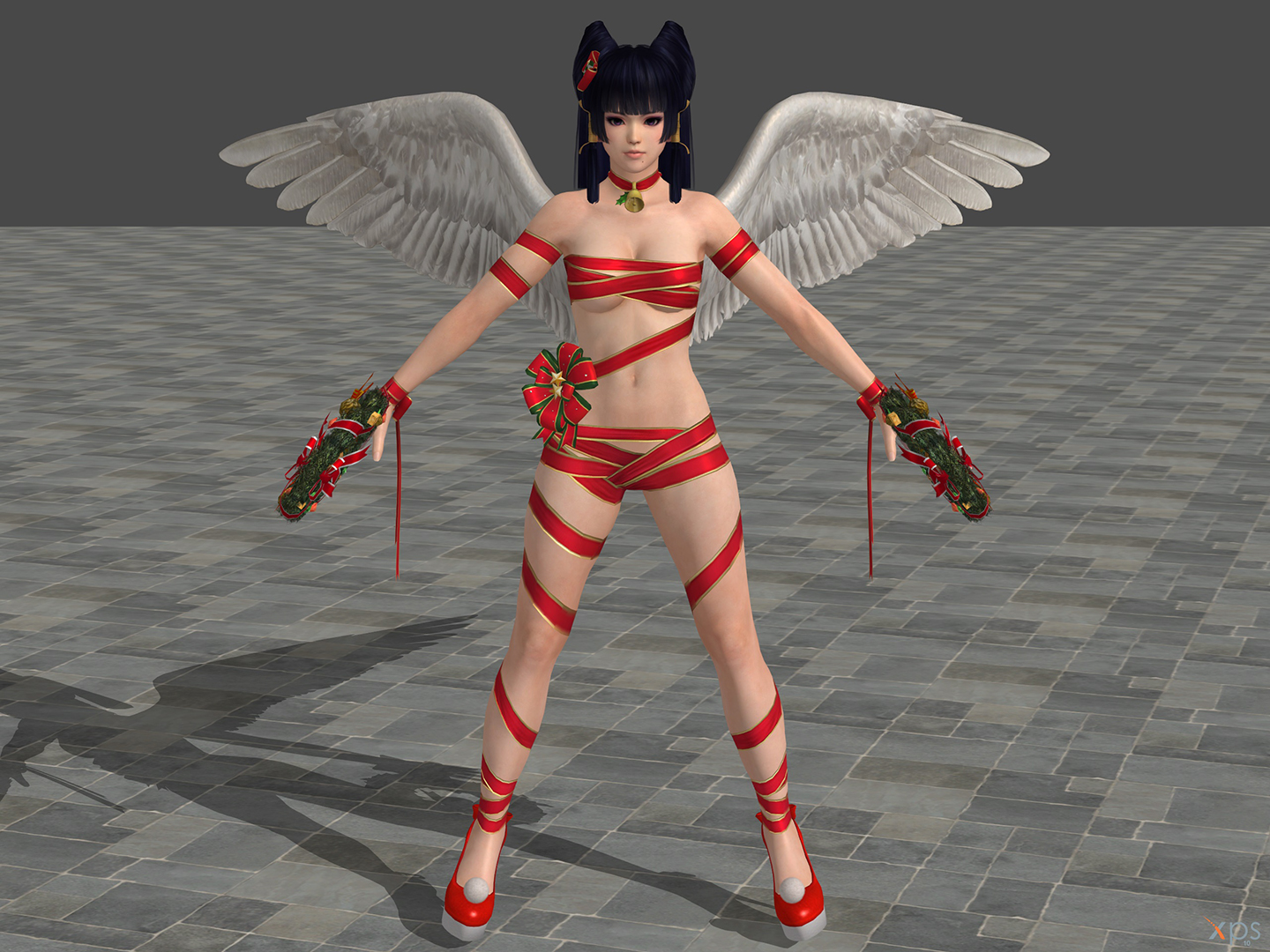 DOA5U Nyotengu Christmas costume