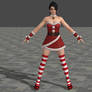 DOA5U Momiji Santa's helper costume