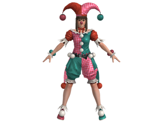 DOA5U Hitomi Clown costume