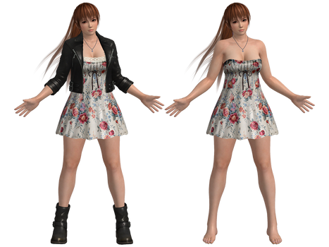 DOA5U Kasumi Casual costume (UPDATED)