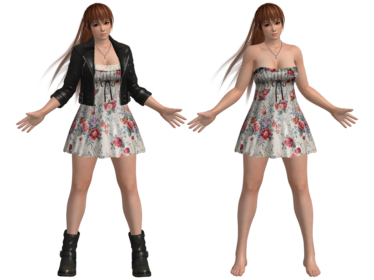 DOA5U Kasumi Casual costume (UPDATED)