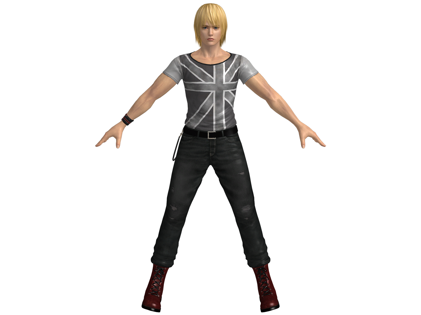 DOA5 LR Eliot union Jack outfit (no coat)