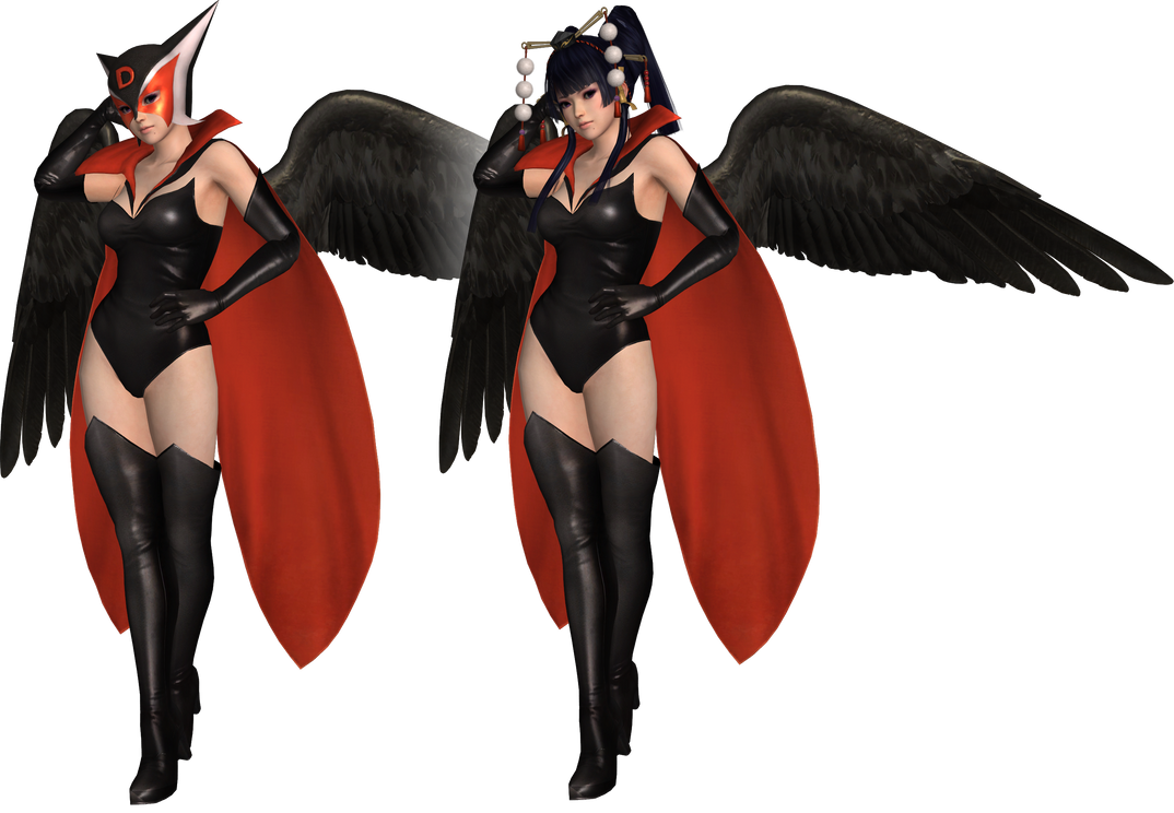 DOA5 LR Nyotengu Tatsunoko production mashup by zareef
