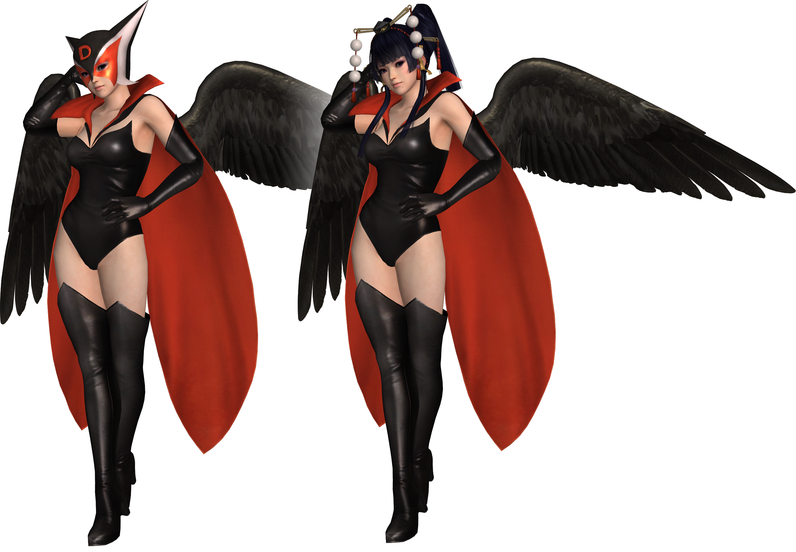 DOA5 LR Nyotengu Tatsunoko production mashup by zareef