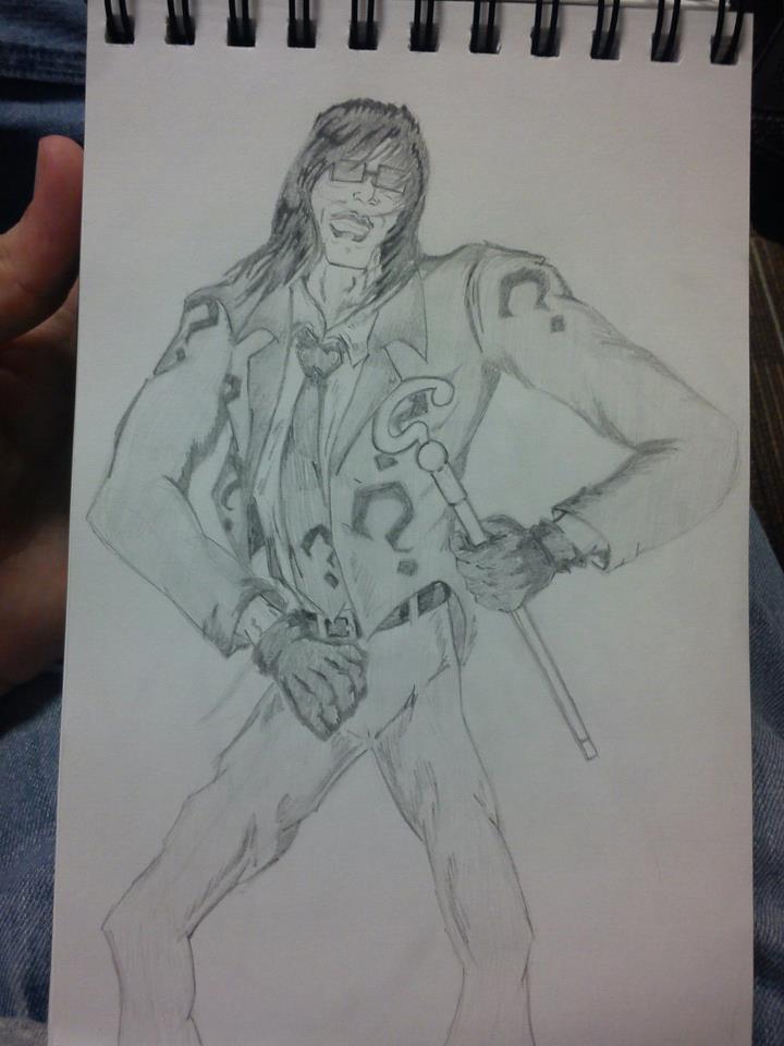 Riddler Drawing by mistersinisteraustin on DeviantArt