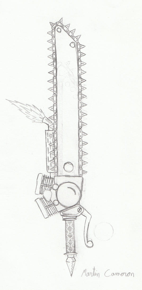 chain saw sword by MCBouddha on DeviantArt