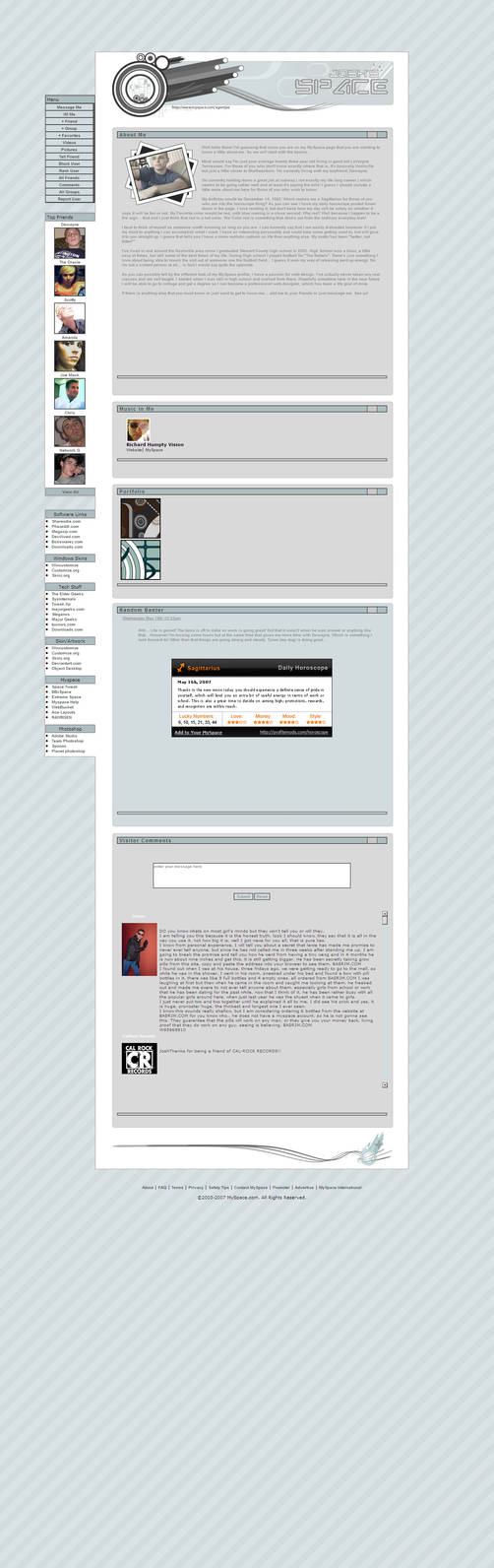 MySpace Design by Jae523 on DeviantArt