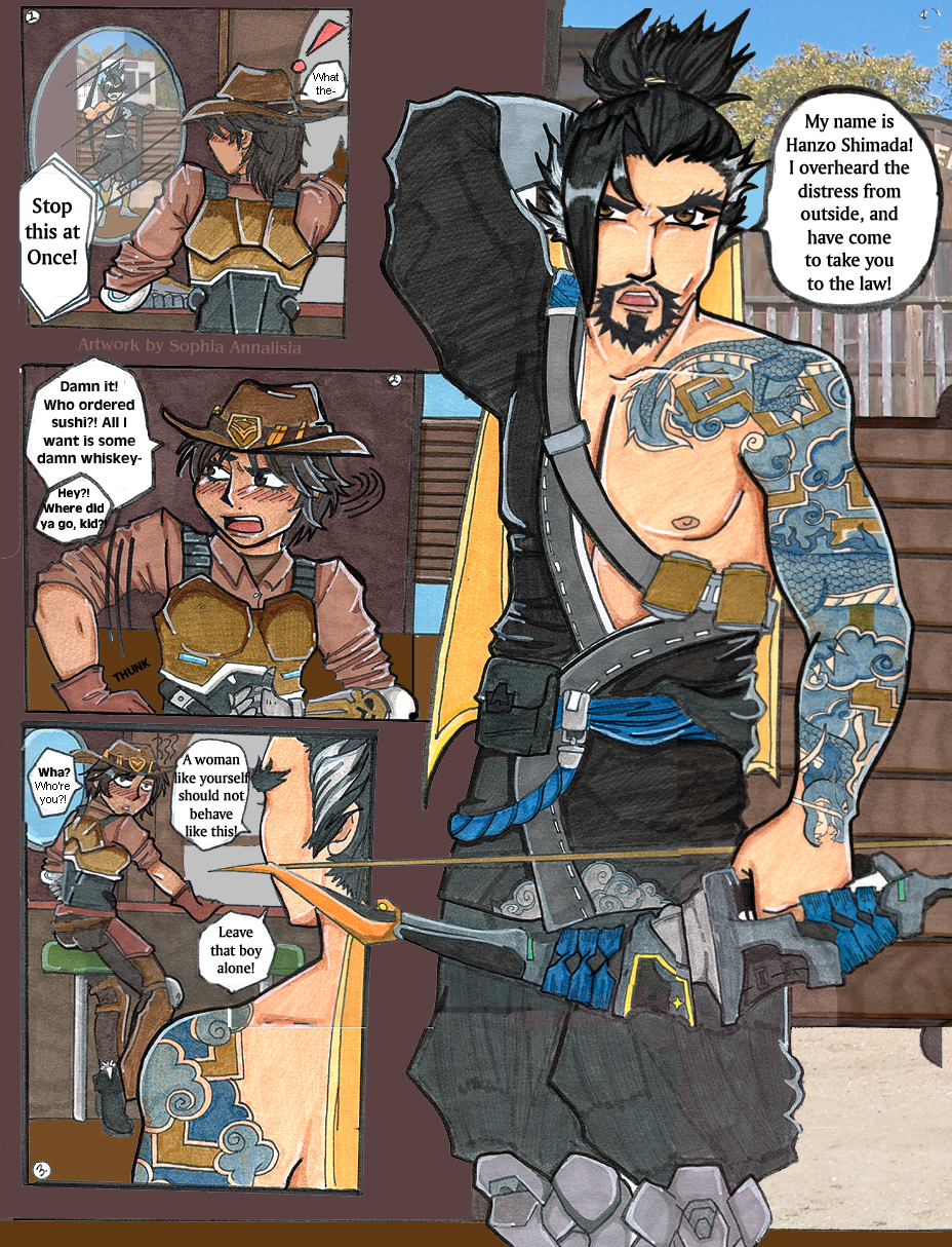 Overwatch - McCree + Hanzo Comic PG.3