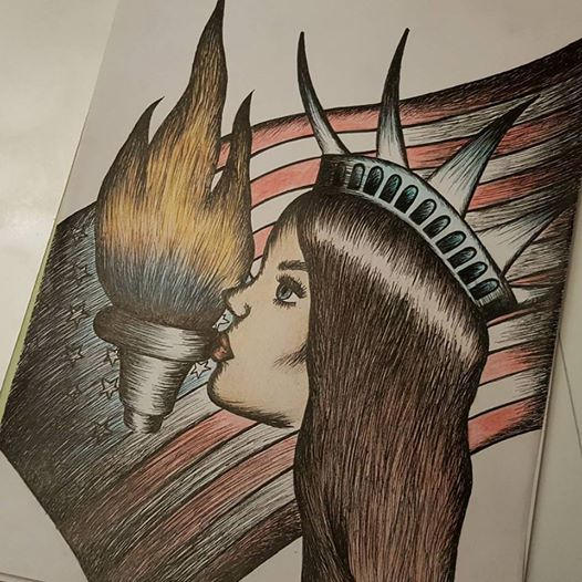 Liberty Deviantart Statue of liberty by Sandora91 on DeviantArt