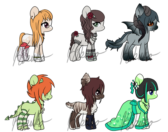 Pony sheet 2 - OPEN [1 STILL OPEN]