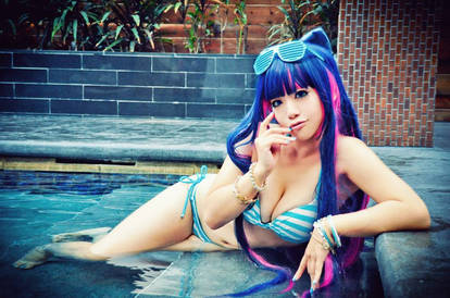 Panty Stocking Garterbelt - Stocking Swim suit