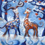 winter deers