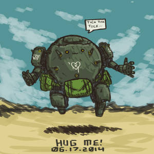 Cute Sketch: Hug Me!