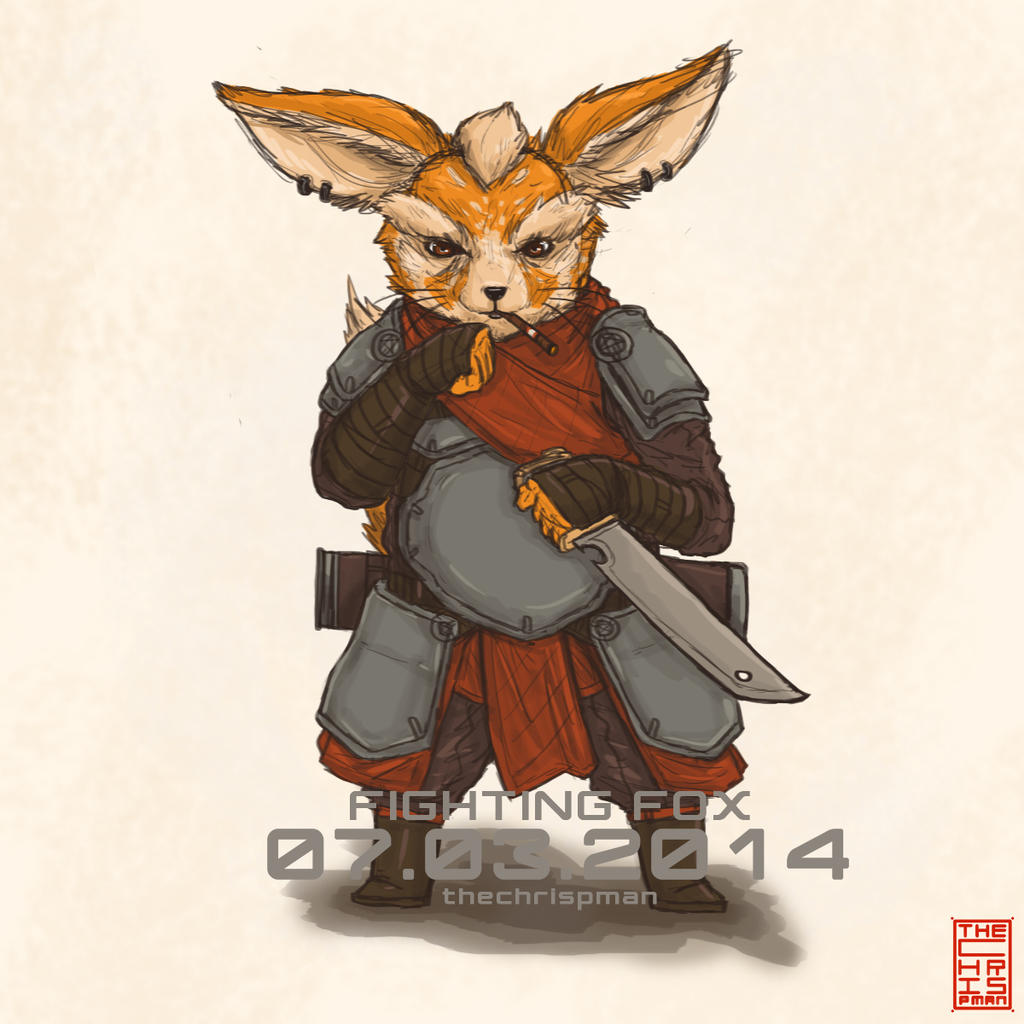 Sketch- Fighting Fox